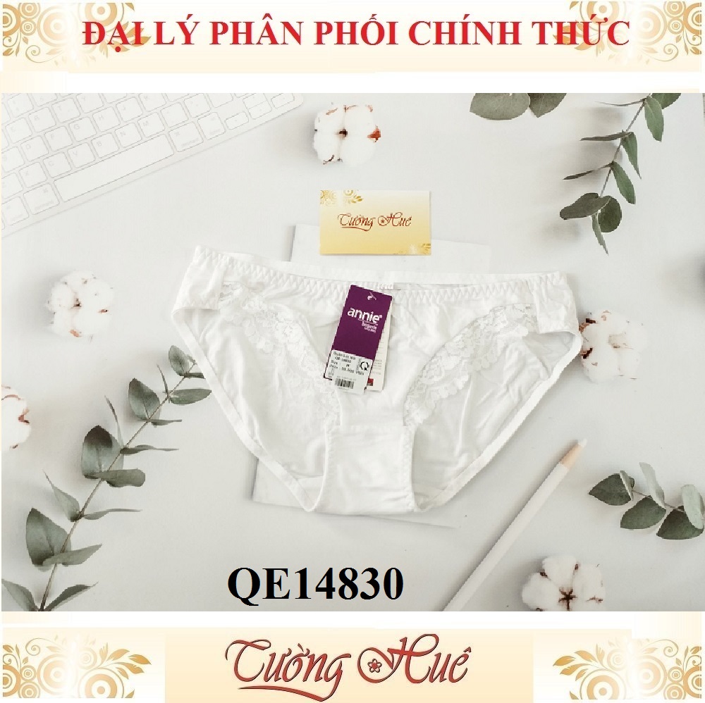 Quần lót nữ annie 14830 quần cotton phối ren.