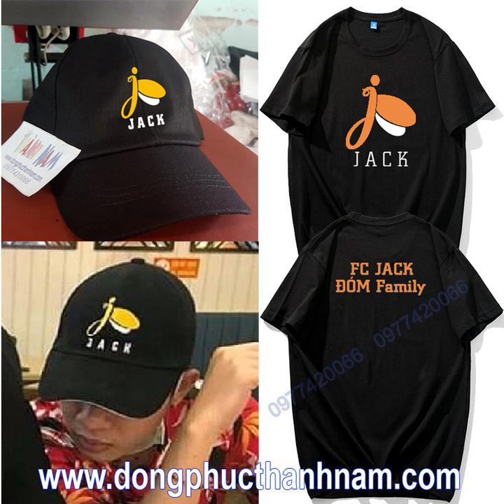 combo áo và mũ fan jack và kicm, combo 2 áo thun fan club Đóm keys