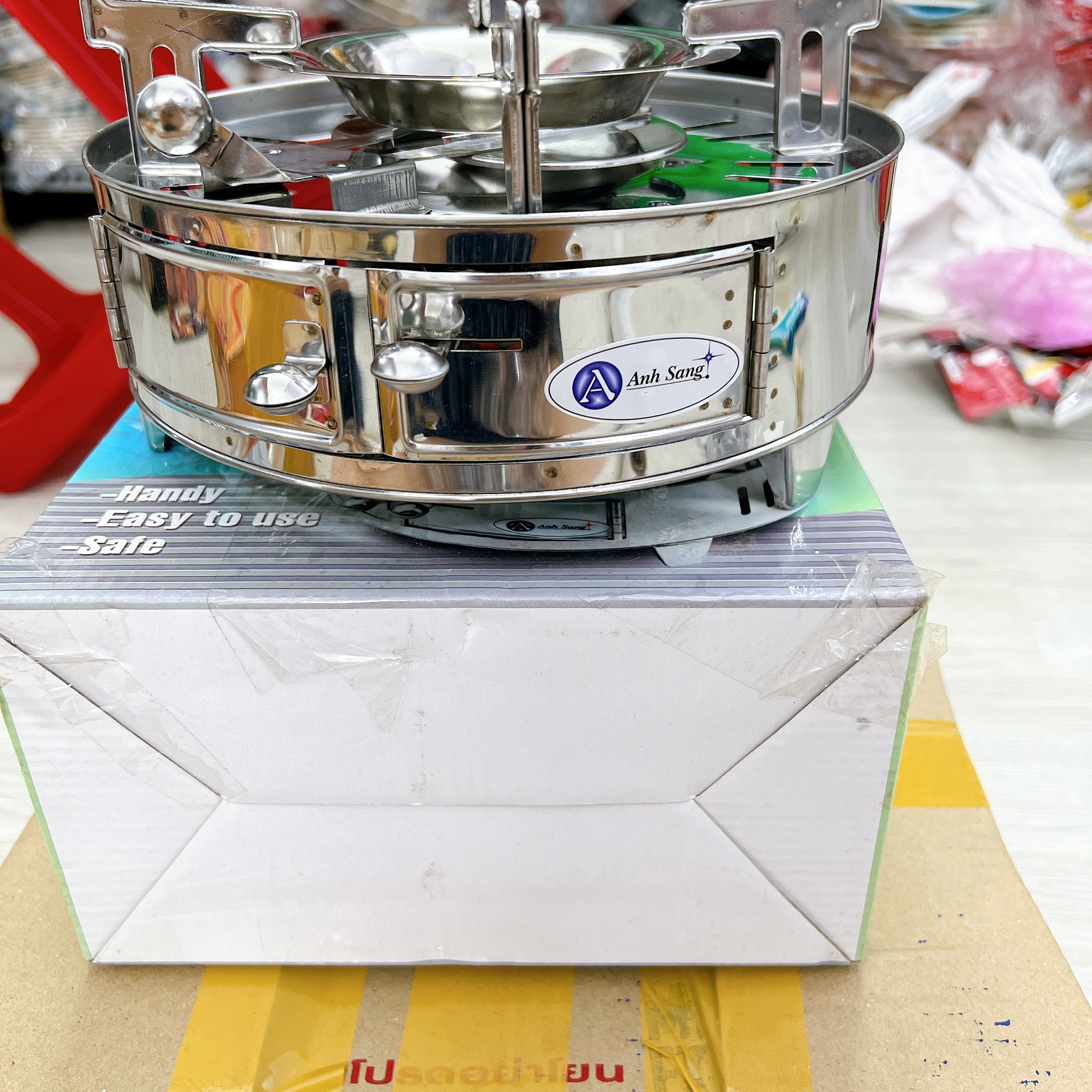 Bếp cồn tròn cao cấp Ánh Sáng