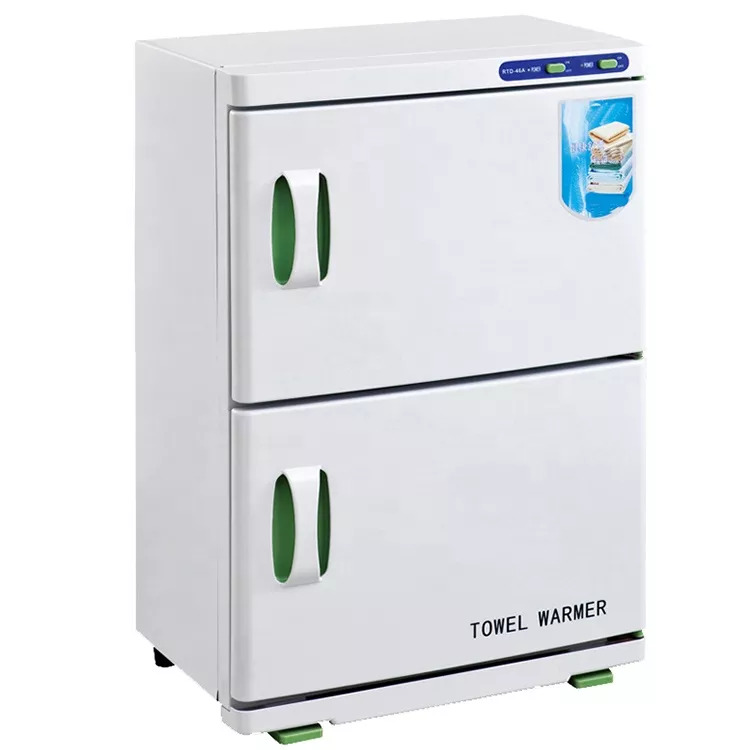 Tủ Hấp Khăn 2 Tầng 46 lít ( Có Đèn UV Diệt Khuẩn)