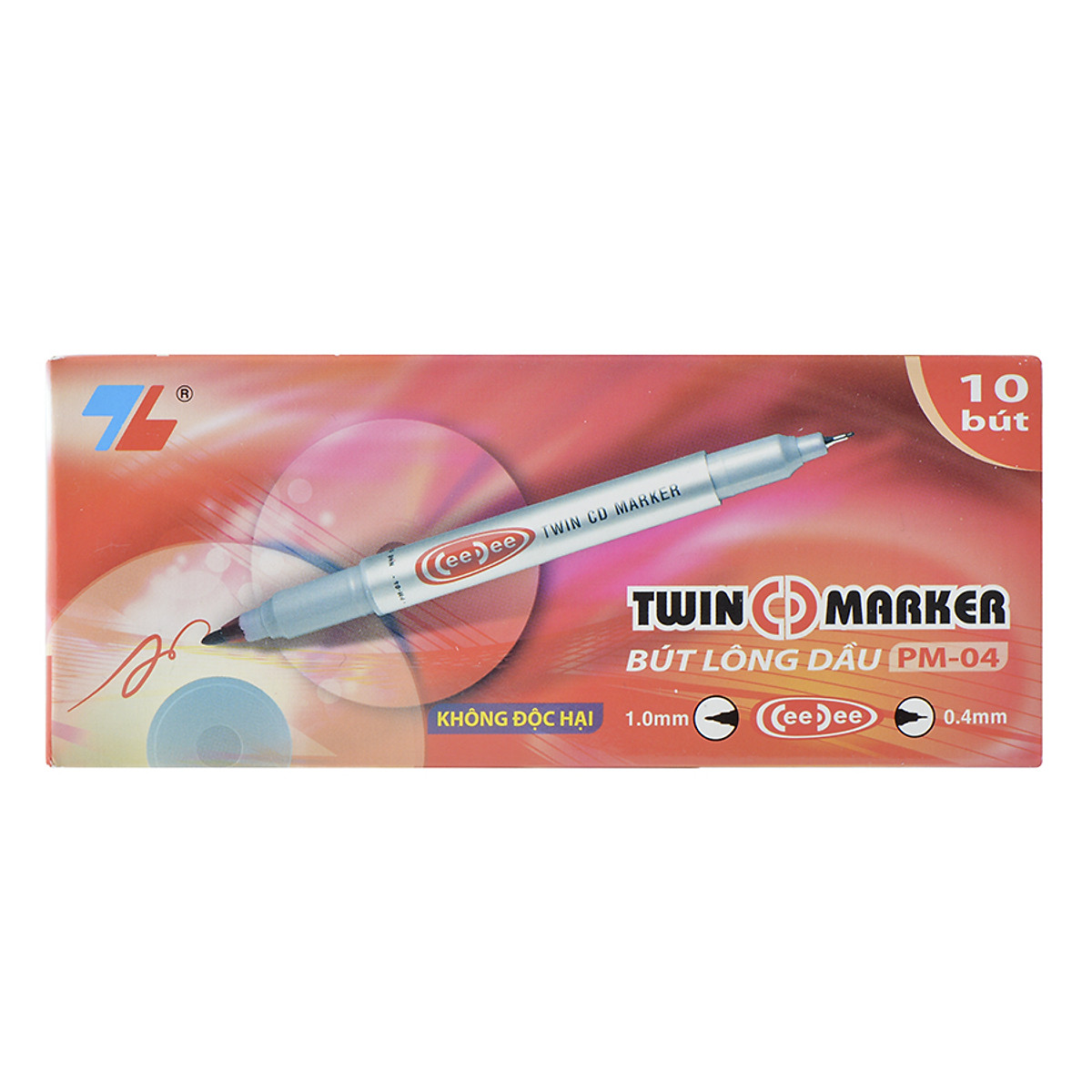 [HCM]Hộp 10 bút lông kim PM-04 CeeDee