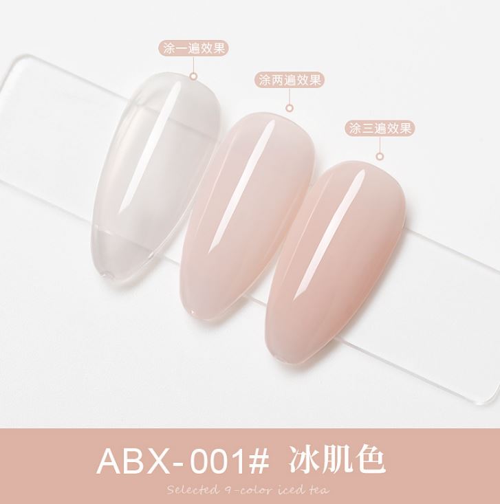 Sơn Gel AS màu thạch mã ABX chai đỏ 15ml