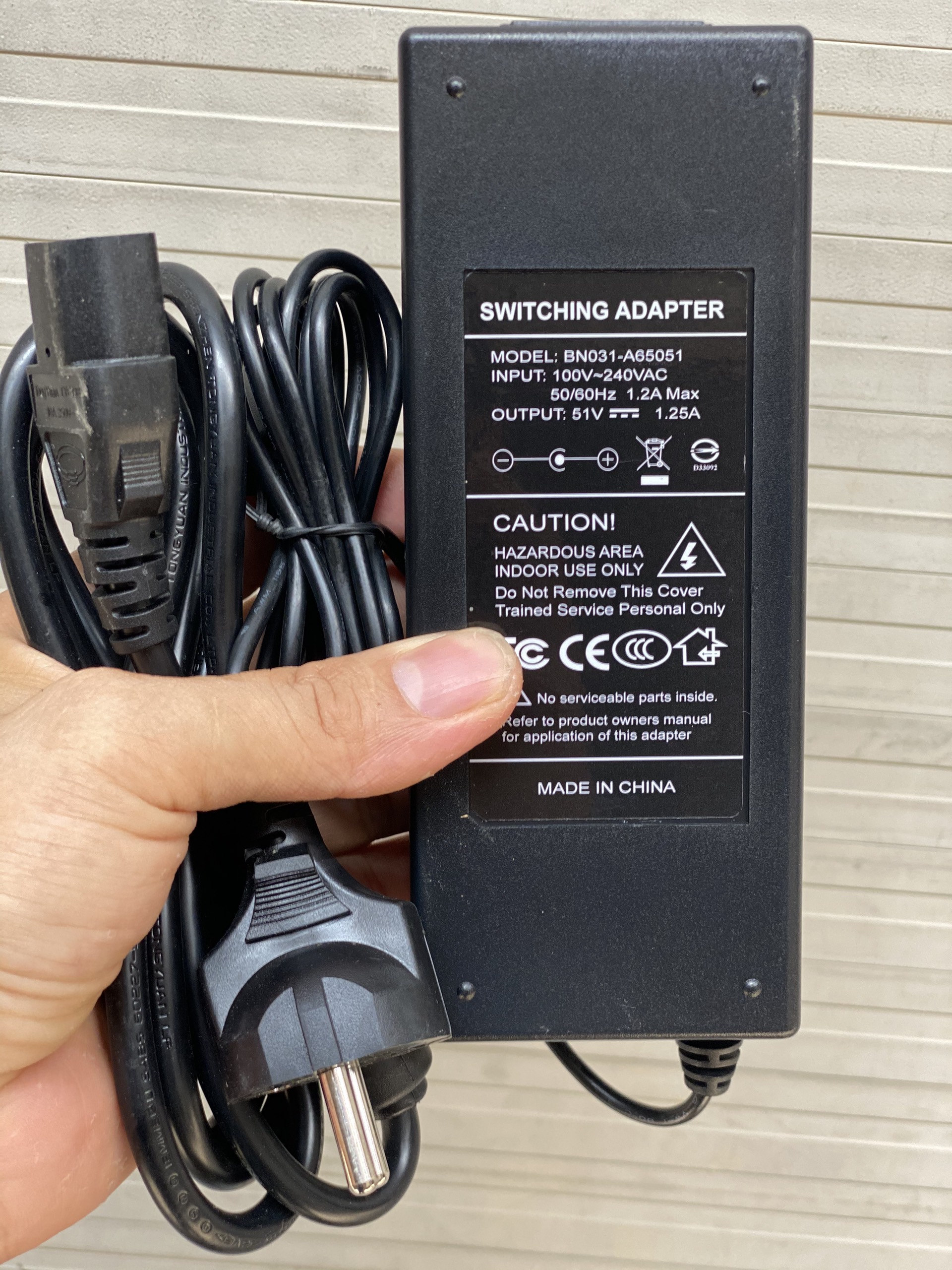 Adapter nguồn 51V 1.25A chính hãng cho Switch POE