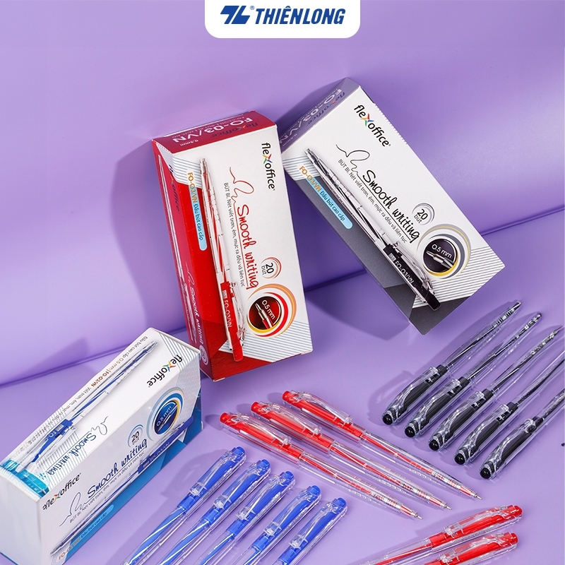 Combo 20 bút bi Flexoffice FO-03