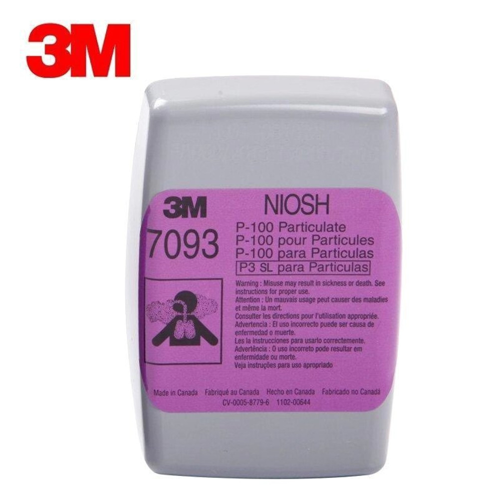 3M 7501+7093CN Set P100 Silicone bán mặt nạ (Kích thước nhỏ)