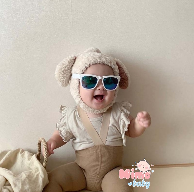 Mũ len tai cừu cho bé (6m-2y) ML02 Mimo baby