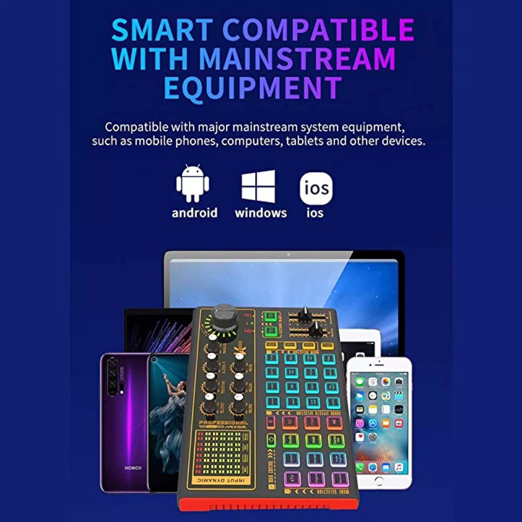 Sound Card K300 2021 Bluetooth Autotune Và Micro Thu Âm BM900 Chính Hãng, Thay Đổi Giọng Nói, Khử Tiếng Ồn, Tạp Âm, Độ Nhạy Mic Tốt, Kết Nối Bluetooth, Chuyên Thu Âm Live Livestream.., Full Chức Năng, BH 12 THÁNG