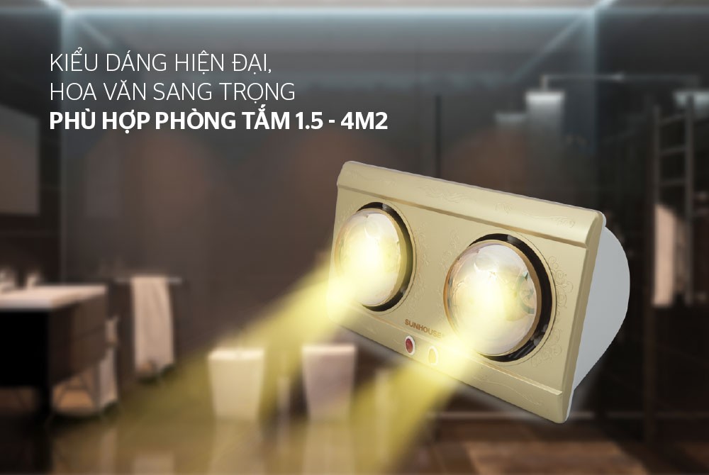 Đèn sưởi phòng tắm SUNHOUSE SHD3812