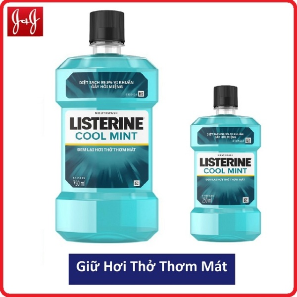 [HCM]Nước súc miệng Listerine Cool Mint Bộ 750ml + 250ml Hàng Thái - cam kết hàng đúng mô tả chất lượng đảm bảo an toàn đến sức khỏe người sử dụng