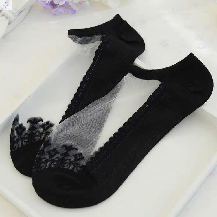 (SET 5 đôi ) Tất đi giày bệt, tất ren đi giày búp bê, vớ nữ ren, vớ đi giày búp bê .