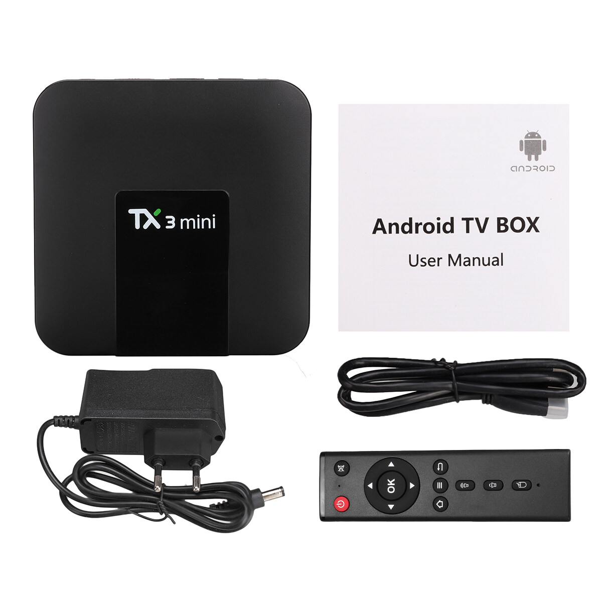 【HCM Vận Chuyển Nhanh】Android Tivibox TX3 Mini RAM 2GB ROM 16GB Android 10 4K UltraHD