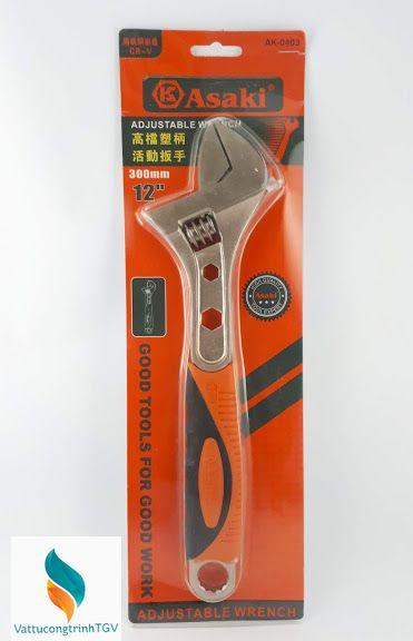 Mỏ lết asaki ak-0403 cỡ 12' - 300mm