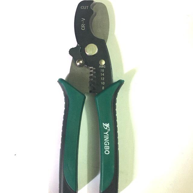kìm kềm cắt cáp,tuốt dây điện 2 chức năng loại tốt