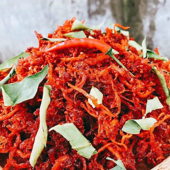 Khô bò sợi lá chanh (heo giã bò)