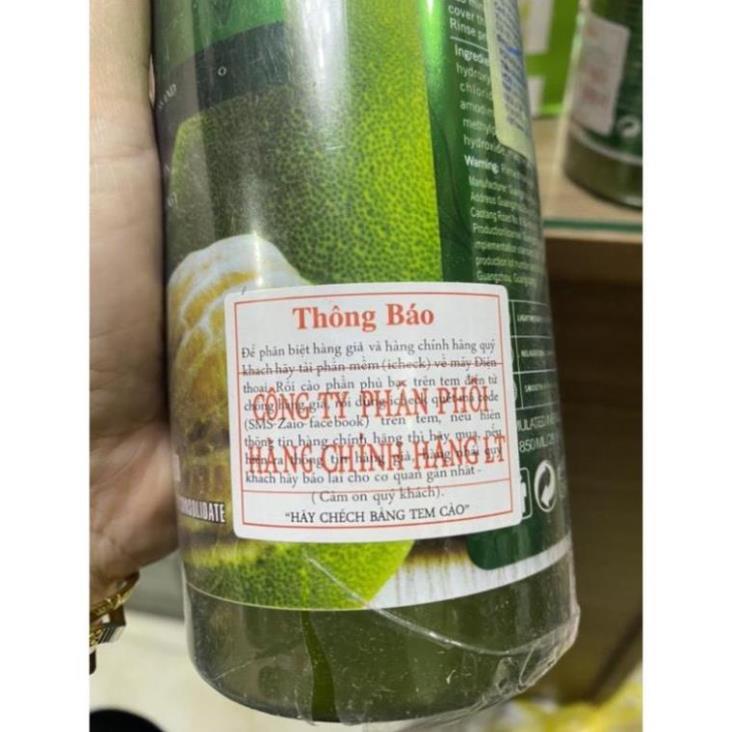 [HÀNG HOT] Dầu gội cặp BƯỞI -Grapefruit 850ml ( cả cặp gội + xả 2 chai)