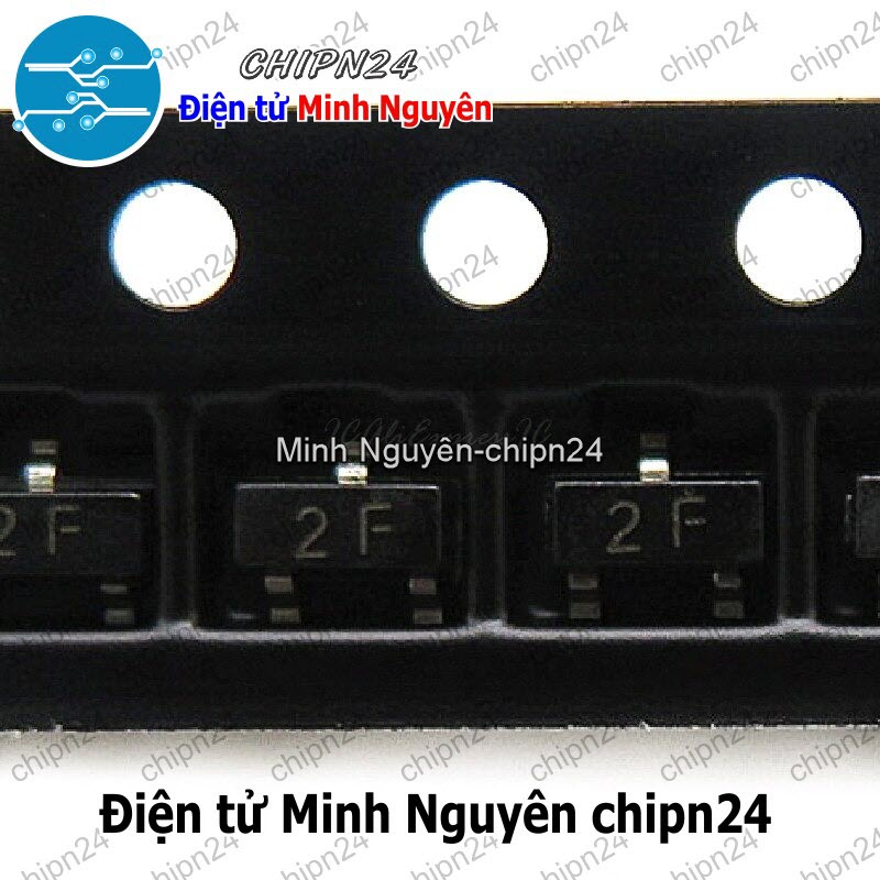 [25 con] (G3.1) Transistor Dán 2N2907 (2F) SOT-23 PNP 600mA 60V (SMD) (2N 2907) - HH005591