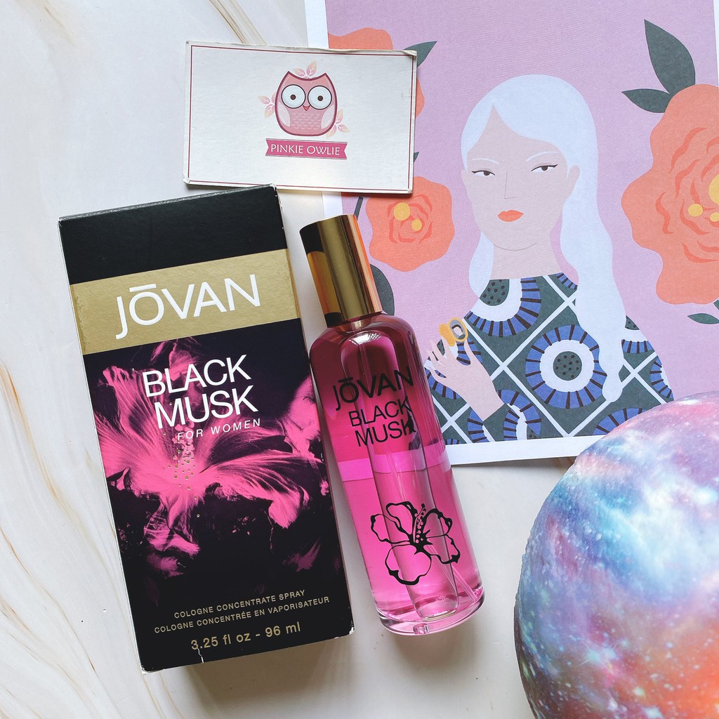 Nước hoa nữ Jovan Black Musk Cologne Concentrate spray 96ml (Mỹ)