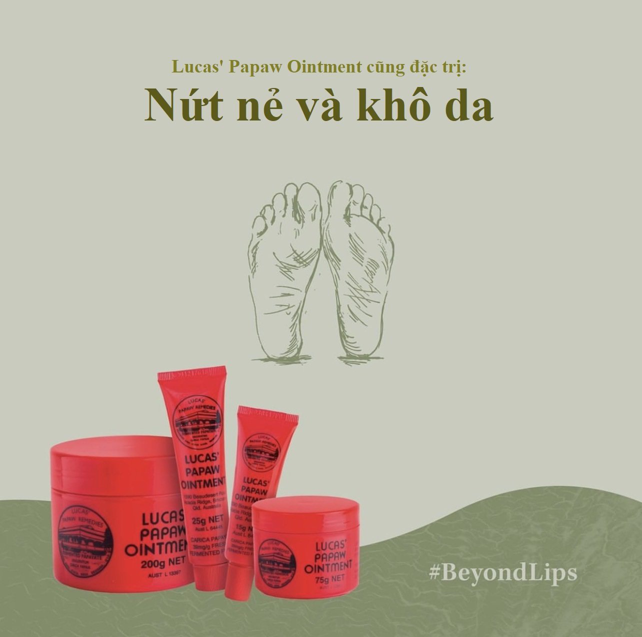 Kem đa năng Lucas papaw ointment đu đủ 25gr Úc