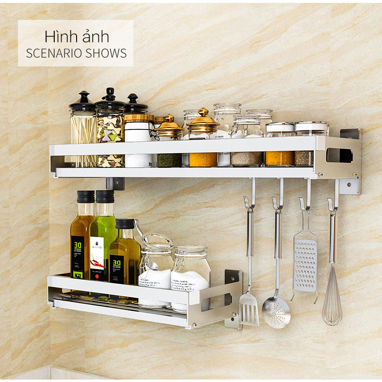 >> BÁO GIÁ BỘ GIÁ ĐỠ KE BÀN GẤP TREO TƯỜNG THÔNG MINH THÉP KHÔNG GỈ MAI LEE - HÀNG CHÍNH HÃNG | Shopee Lazada Sendo Tiki mới nhất 180 Kệ Đựng Gia Vị Nhà Bếp Tiện Lợi, Giá Treo Dụng Cụ Nhà Bếp Chất Liệu Thép Không Gỉ Cao Cấp, Thiết Kế Thông Minh Không Cần Khoan Tường Bắt Vít (Có Kèm 04 Móc Treo Đa Năng)