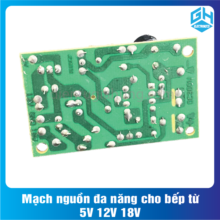 Mạch nguồn đa năng cho bếp từ 5V 12V 18V