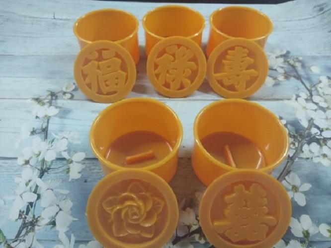 COMBO 5 KHUÔN XÔI TRÒN 10 CM PHƯỚC LỘC THỌ HỒNG HỶ