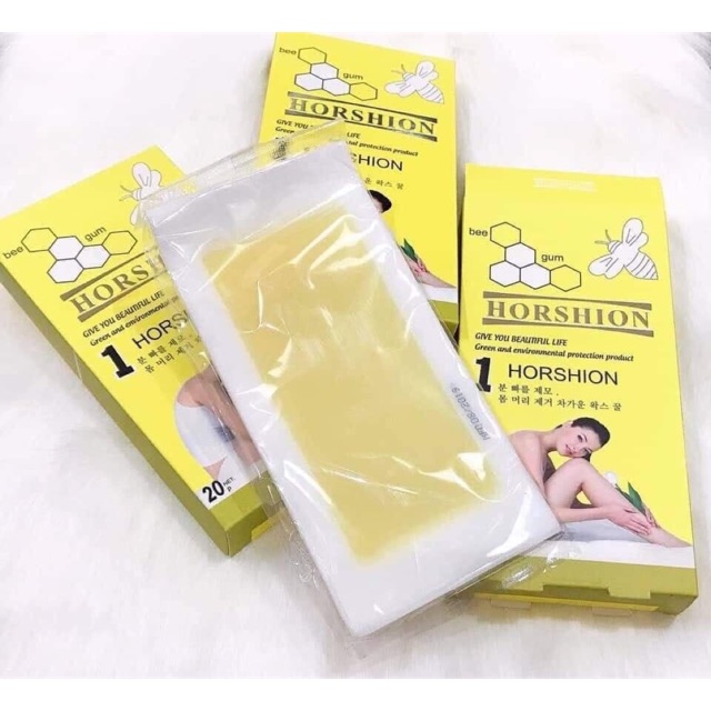 Hộp 20 miếng giấy wax long HORSHION