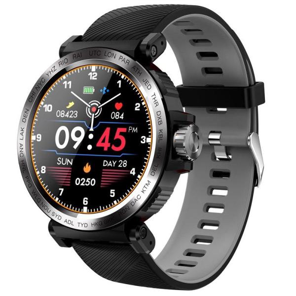 SENBONO S18 Full Screen Touch Smart Watch IP68 waterproof Men Sports Clock Heart Rate Monitor Smartwatch for IOS Android phone