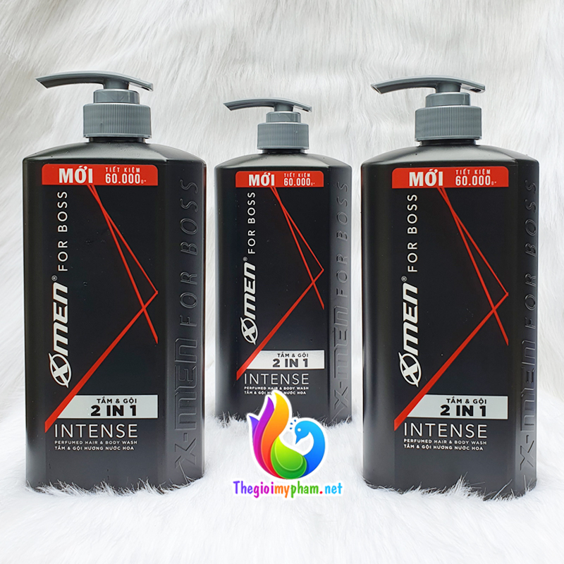 Tắm Gội 2 Trong 1 Xmen For Boss Intense 650g