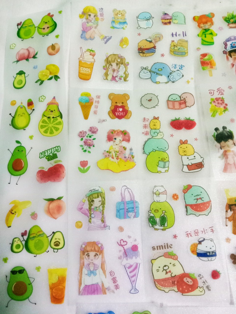 Sticker 3D họa tiết trang trí