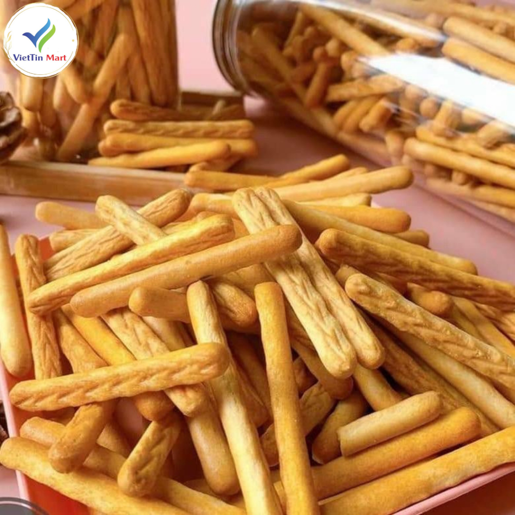 BÁNH QUY ĐŨA MẶN - THƠM NGON - GIÒN TAN 250G/500G VIETTIN MARK