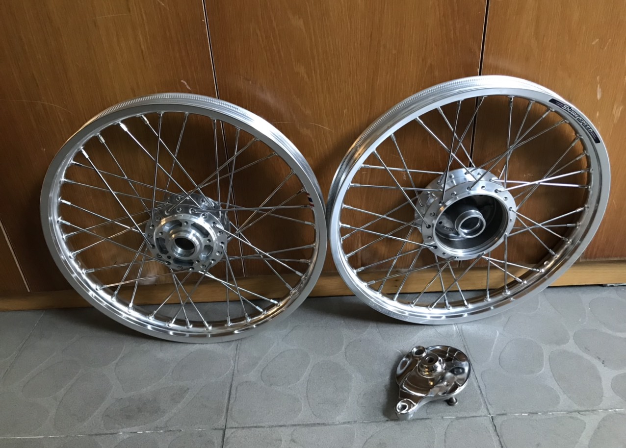 Căm mạ đùm mạ thắng đĩa 5 lỗ lõm cho wave zx future i hoặc dòng xe wave s rs 100 future neo lên zin không chế cháo