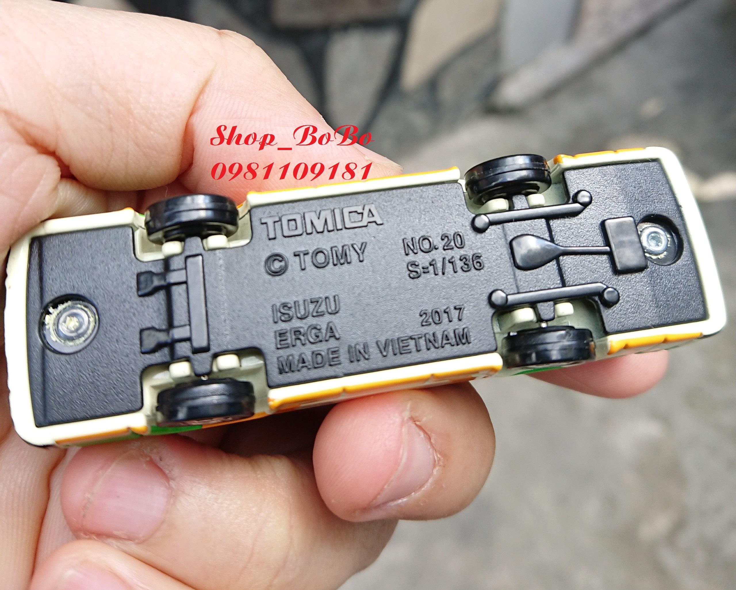 Xe mô hình Tomica - Xe bus Isuzu Erga