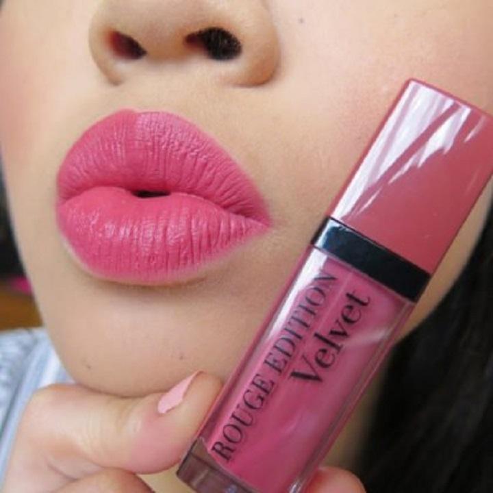 [HCM]Son Bourjois Velvet 35 Babe Idole hồng tím