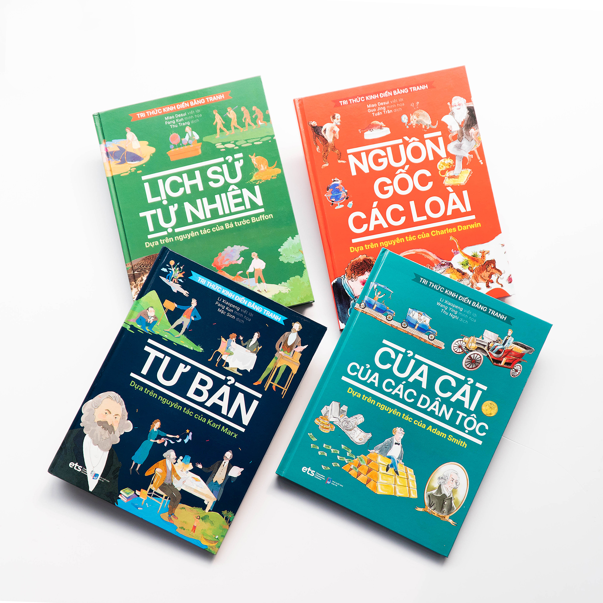 Sách - ( Combo 4 cuốn ) - Tri thức Kinh Điển Bằng Tranh