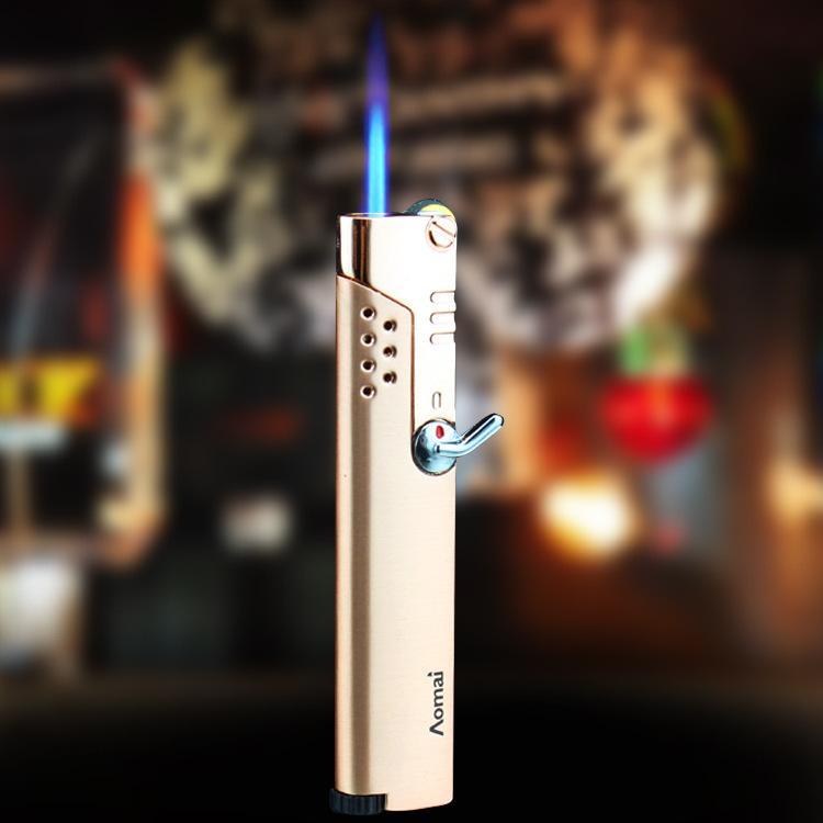 Hộp Quẹt Bật Lửa Khò Ga Đá 1 Tia Aomai AM-369 Nhỏ Gọn Nhiều Màu