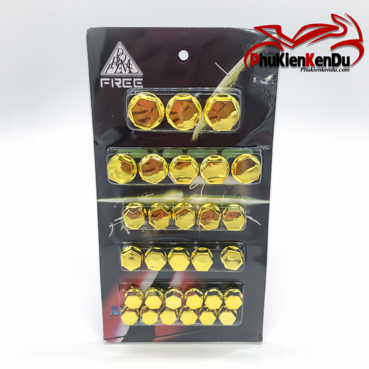 CHỤP ỐC GẮN XE MÁY 1 BỘ 30 CON