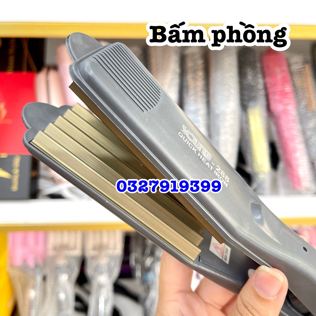 Young Máy Bấm Tóc Dập Xù Cao Cấp YOUNG 288 Chức Năng Duỗi Phồng Nhanh Hiệu Quả Bề Mặt Ceremic bảo hành 3 tháng