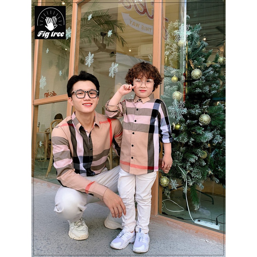 Set áo gia đình BBR kem FIG TREE( full size + kèm cận cảnh)