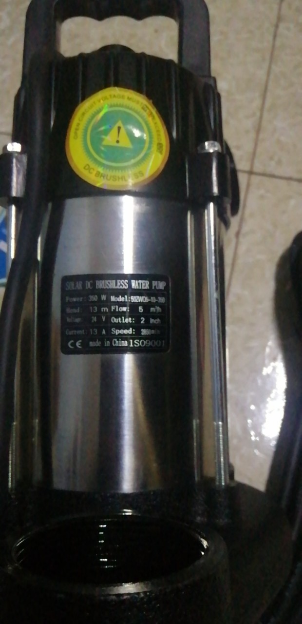 Bơm nước solar Dc 24v 48v 5m3/h
