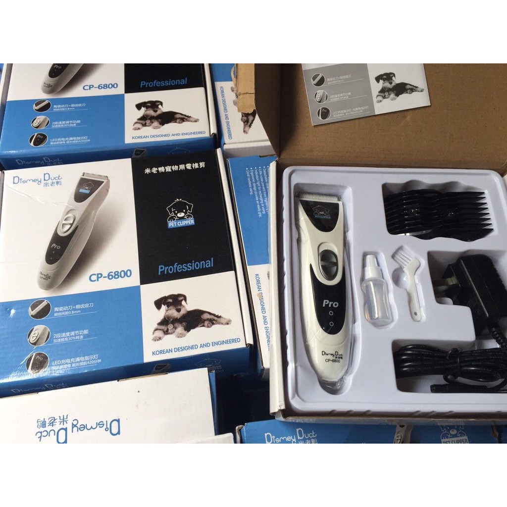 Tông đơ cp 6800 disney duck pro cắt tỉa lông chó mèo