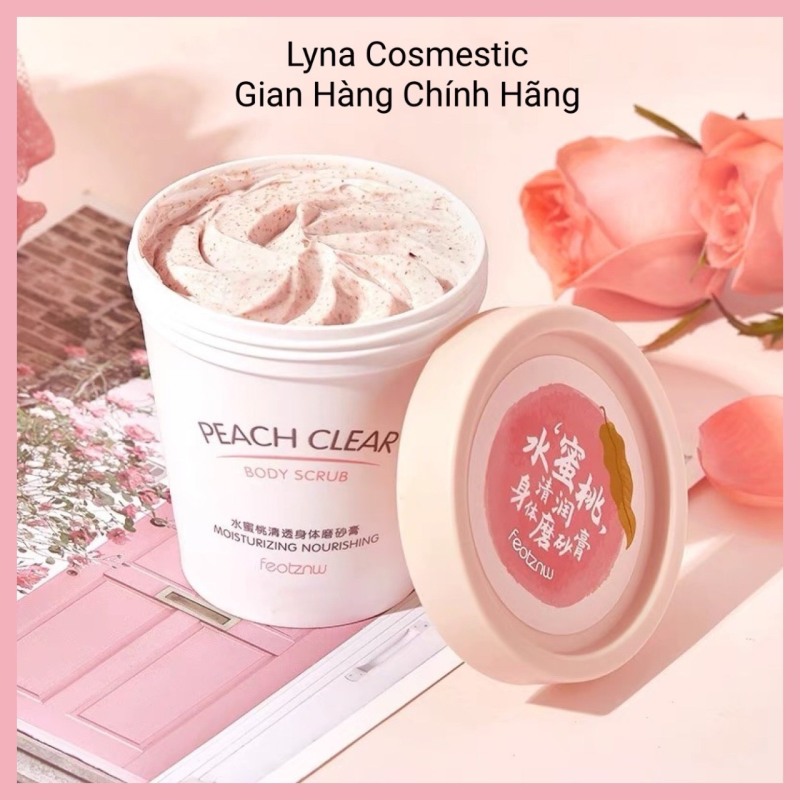 Kem Tẩy Tế Bào Chết Body Hương Đào Peach HEYXI Giúp Da Trắng Hồng, Cải Thiện Làn Da 200ml Peach Body Scrubs giá rẻ