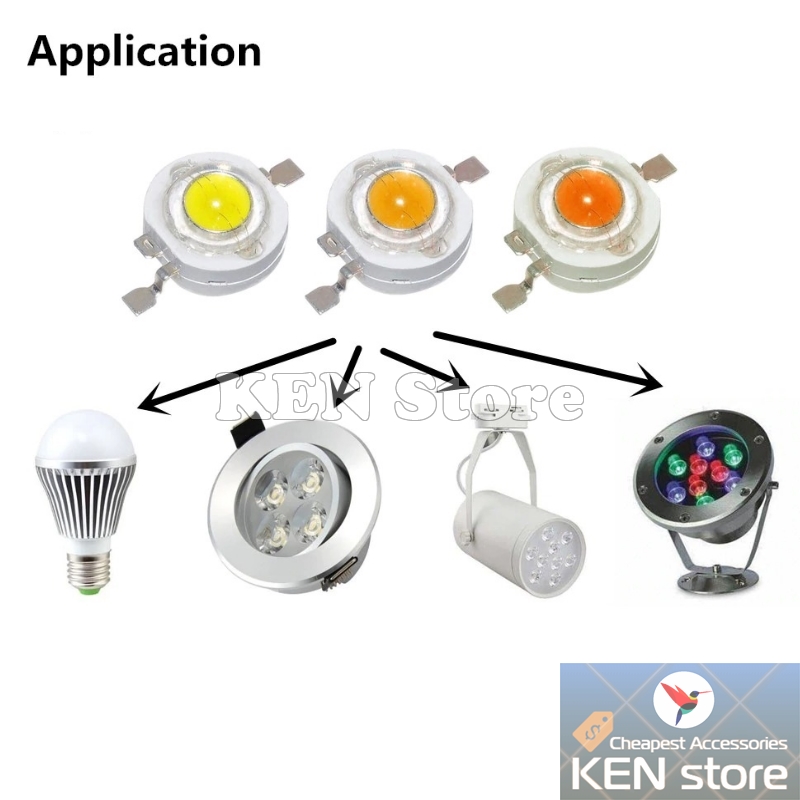 Bộ 5 Bóng led Luxeon 1W Epistar (full công suất)