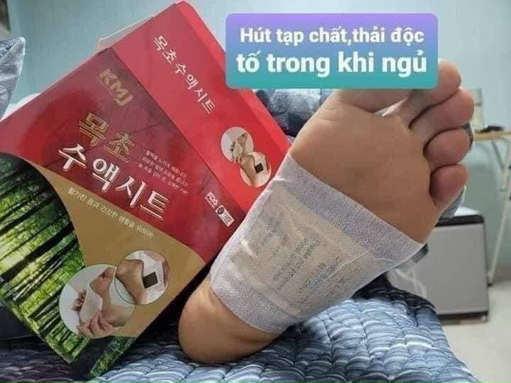 Miếng dán thải độc chân  Hàn Quốc hộp 30 miếng ( dùng 15 lần)