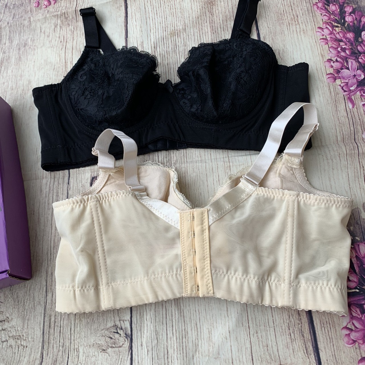Bra corset che mỡ lưng không gọng mút mỏng, bản lưng to (Mã SP 1886)