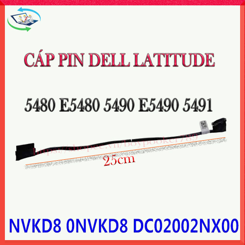 Cáp pin laptop dell latitude 5480 5490 5491 e5480 e5490 e5491 battery