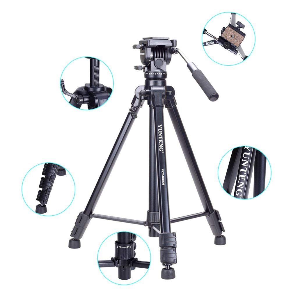 Chân máy ảnh Tripod Yunteng VCT-880AV