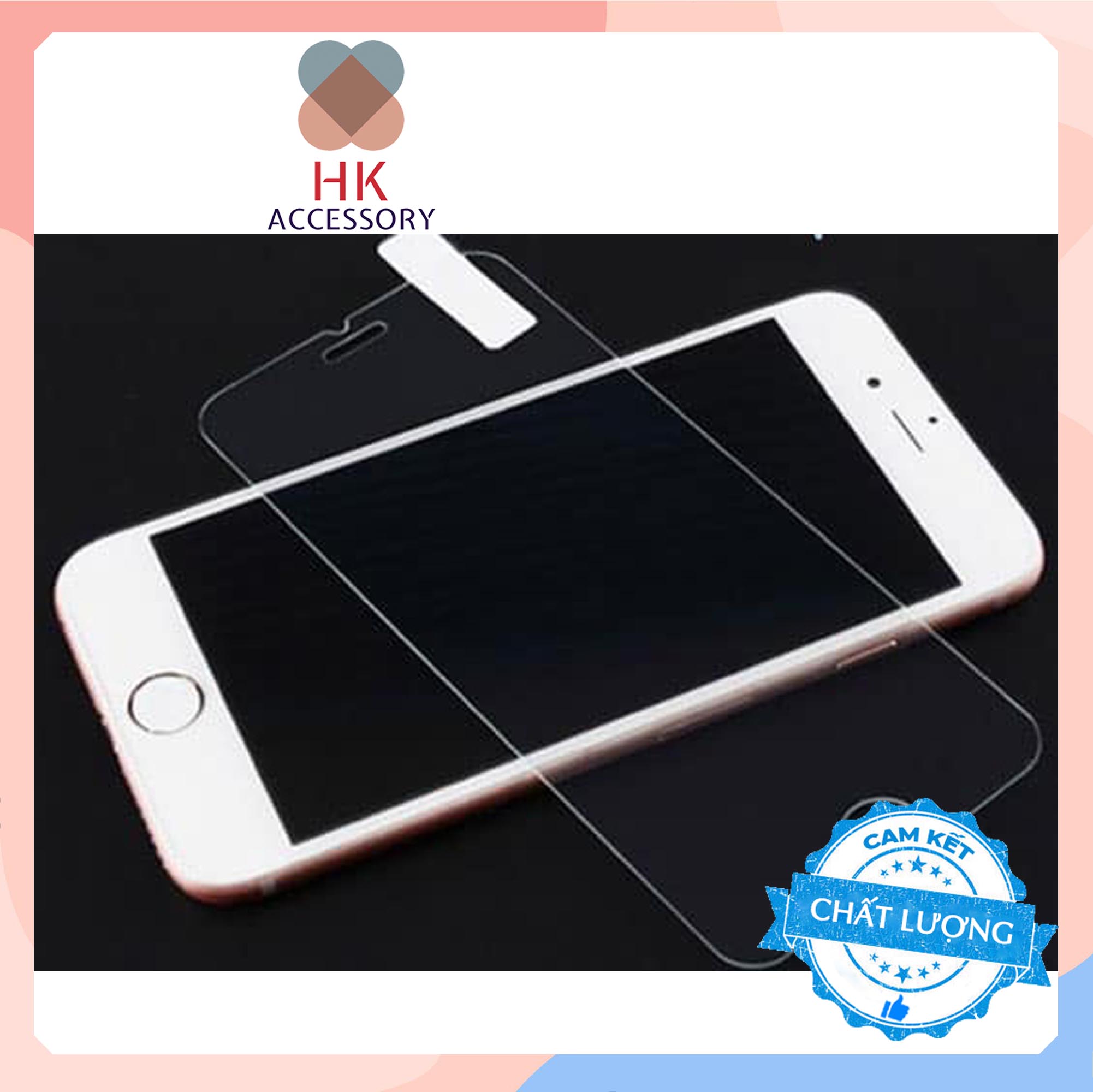 Miếng dán cường lực IPHONE 2.5D trong suốt siêu bền