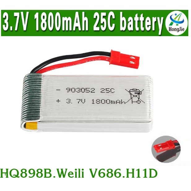 [HCM]pin flycam txd-8s dung lượng 1800mah