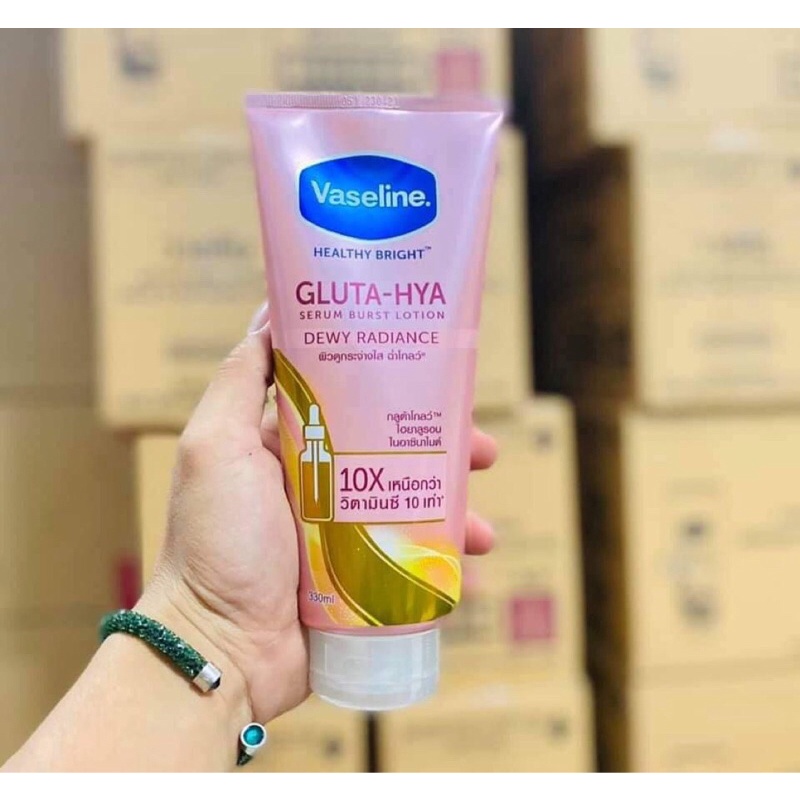 [ Combo ngày đêm] Dưỡng thể Vaseline Gluta HYA 10X Thái Lan
