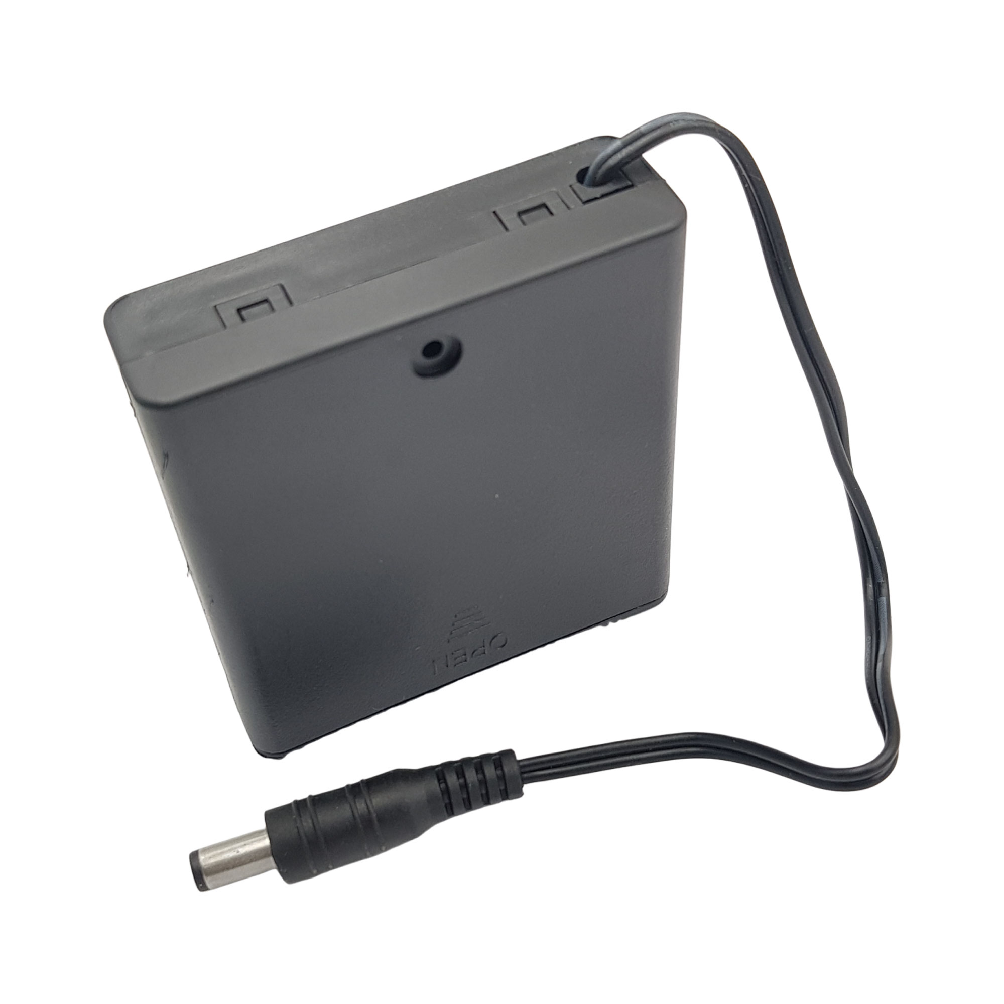 Hộp đế 4 pin AA có nắp và công tắc